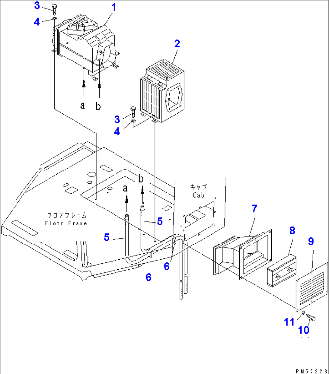 AIR CONDITIONER (1/10) (AIR CONDITIONER UNIT AND RELATED PARTS)