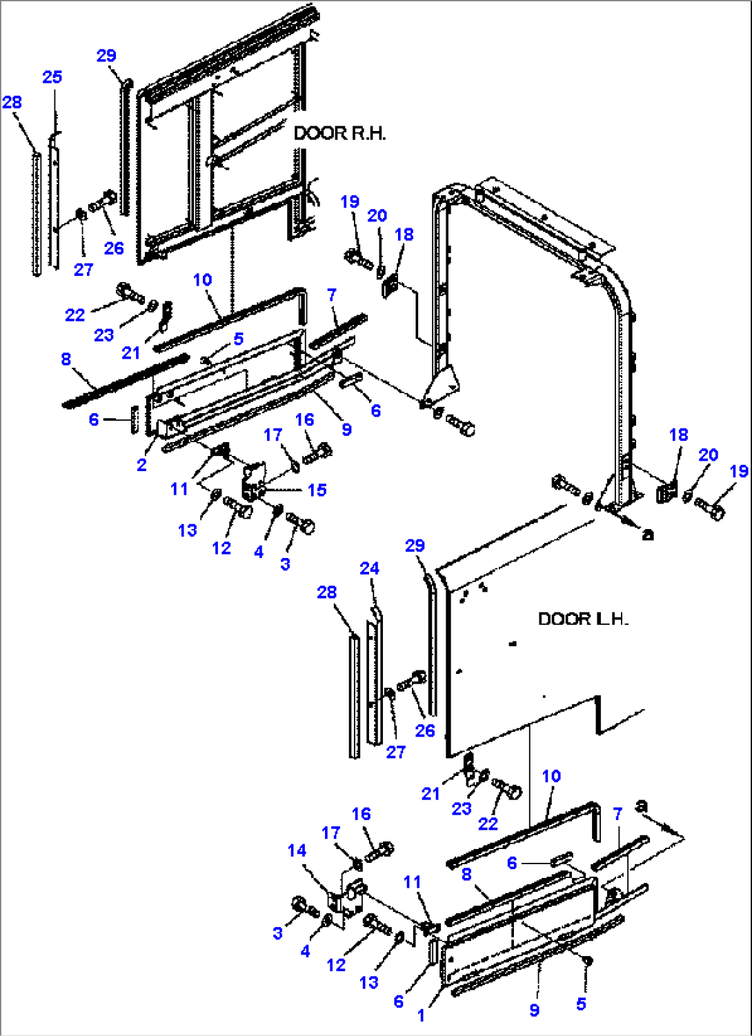 M4100-02A0 HOOD SIDE ACCESS DOORS