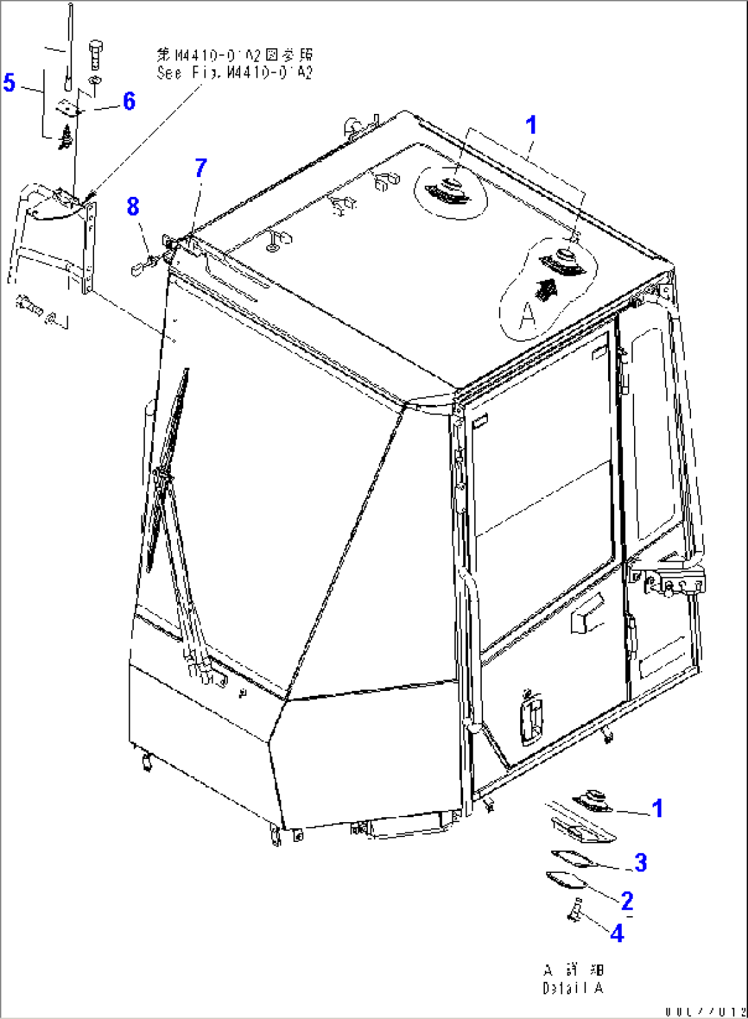 FLOOR (ANTENNA AND SPEAKER) (RADIO) (FOR EXCEPT JAPAN)