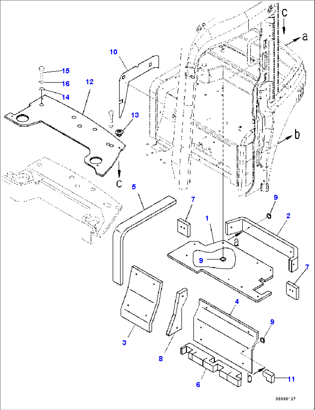 Cab, Sheet (#20509-21000)