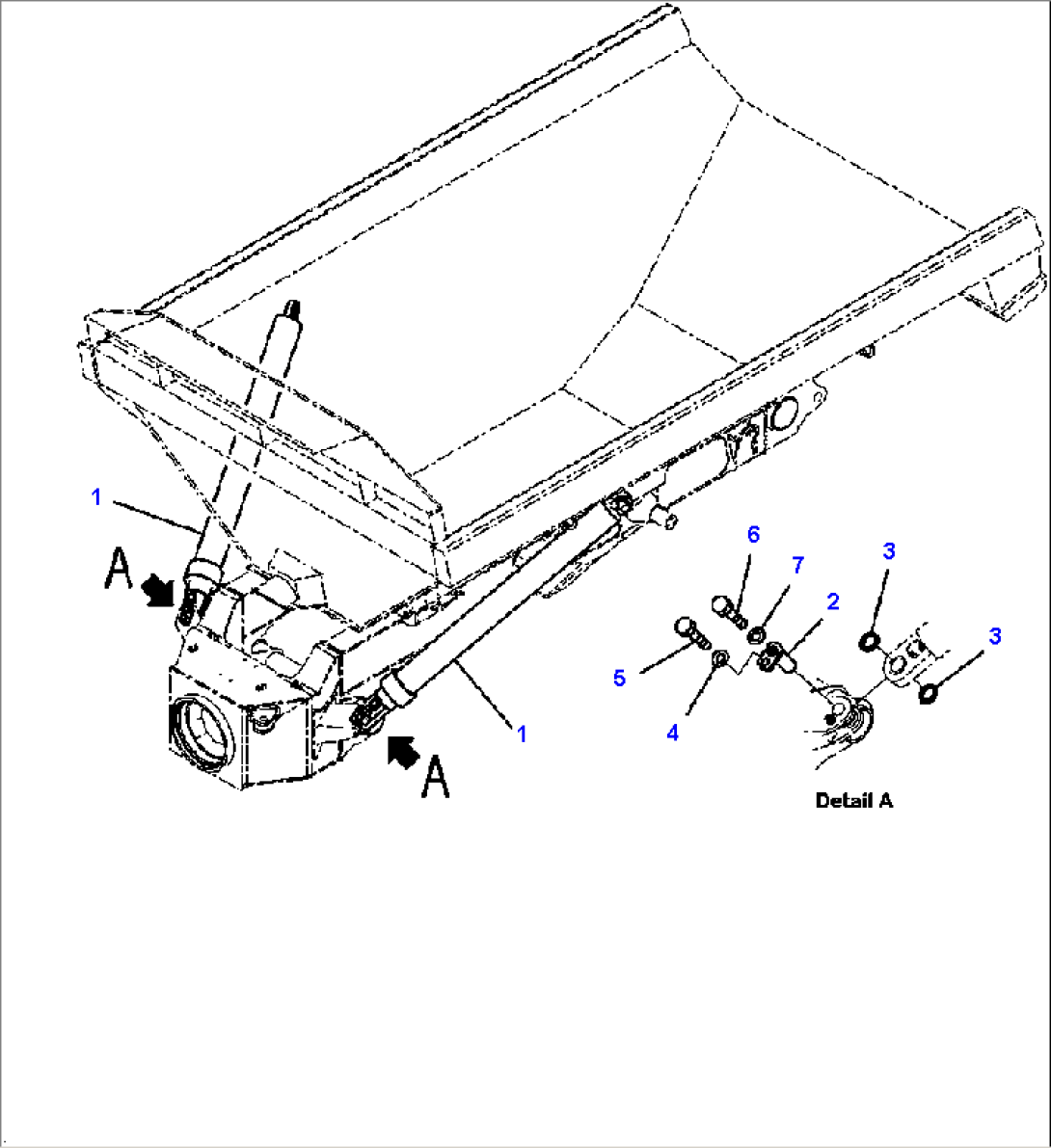H3410-14A1 HOIST CYLINDER
