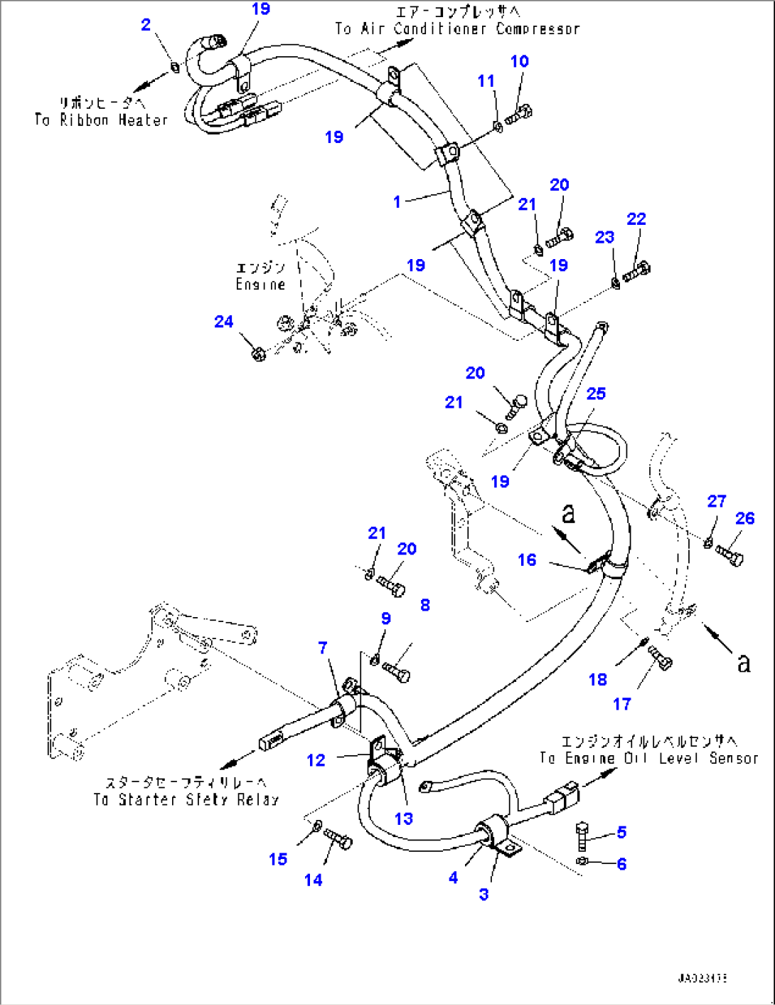 Engine Wiring Harness, Wiring Harness (1/2) (#90216-)