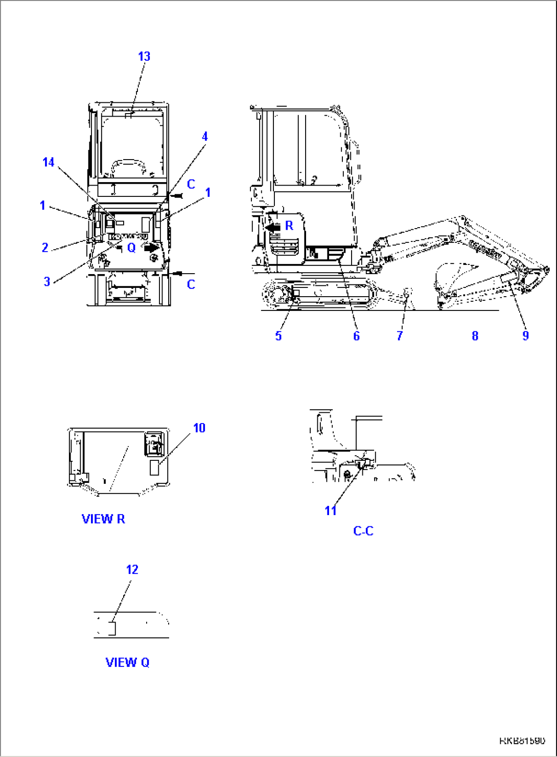 MARK AND PLATES (CAB) (WITH TRAVEL INCREMENT) (2/2)