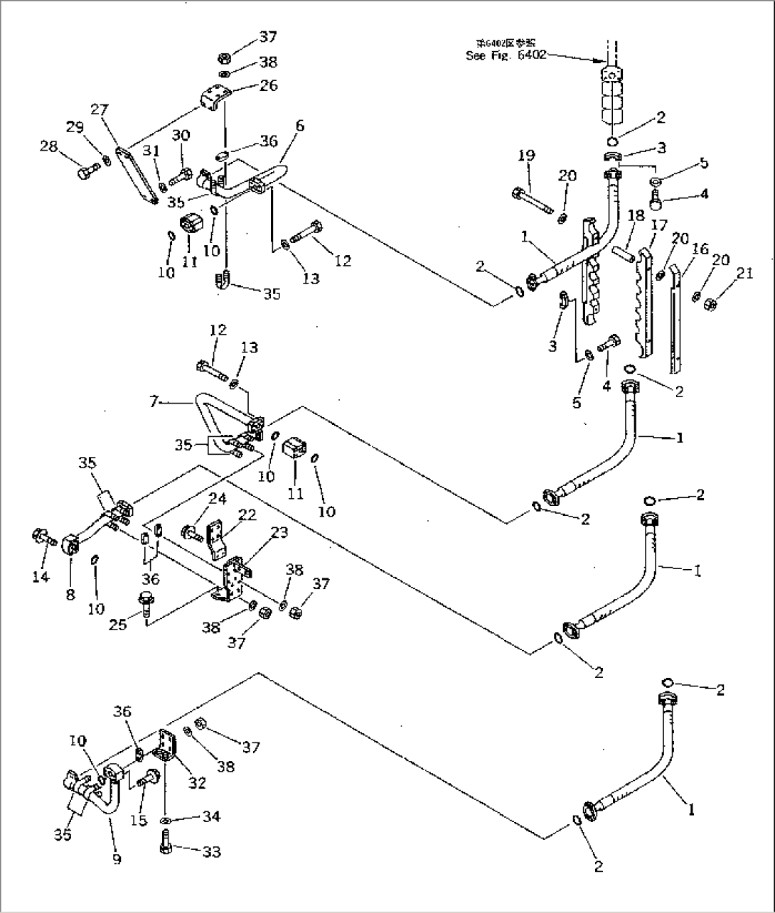 HYDRAULIC PIPING (DELIVERY LINE) (2/2)