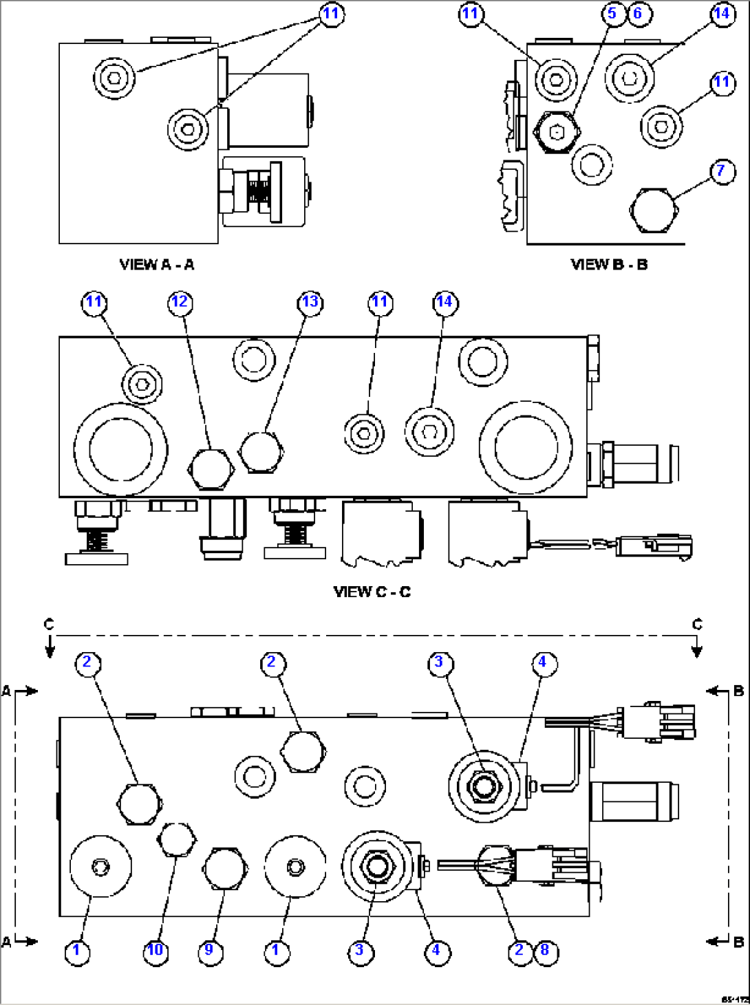 BRAKE MANIFOLD - TWO CIRCUIT (PC0081)