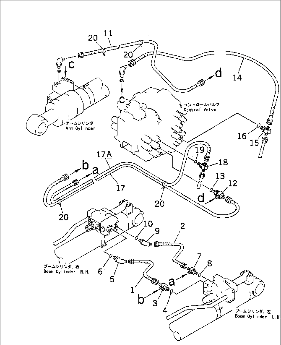 BOOM CYLINDER (2/2) (WITH DRIFT PRIVENTIVE) (FOR USA)