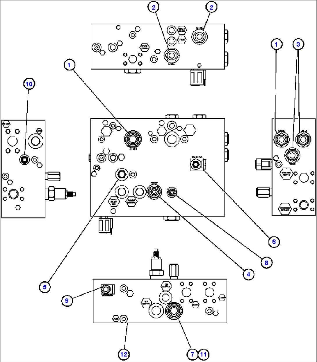 BLEEDDOWN MANIFOLD VALVE ASSM (PC0700)