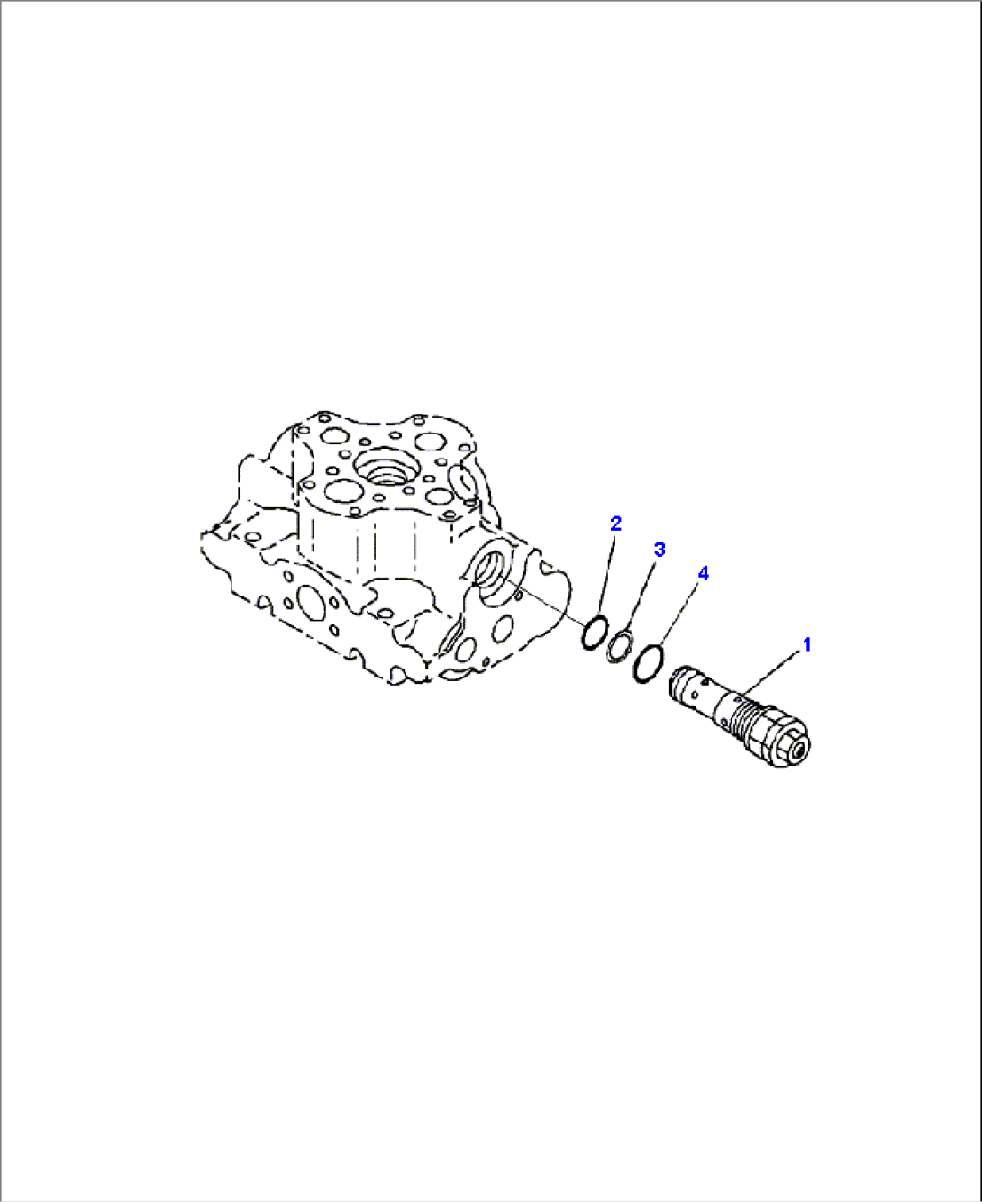 H3410-14A0 HYDRAULIC PIPING HOIST VALVE RELIEF VALVE