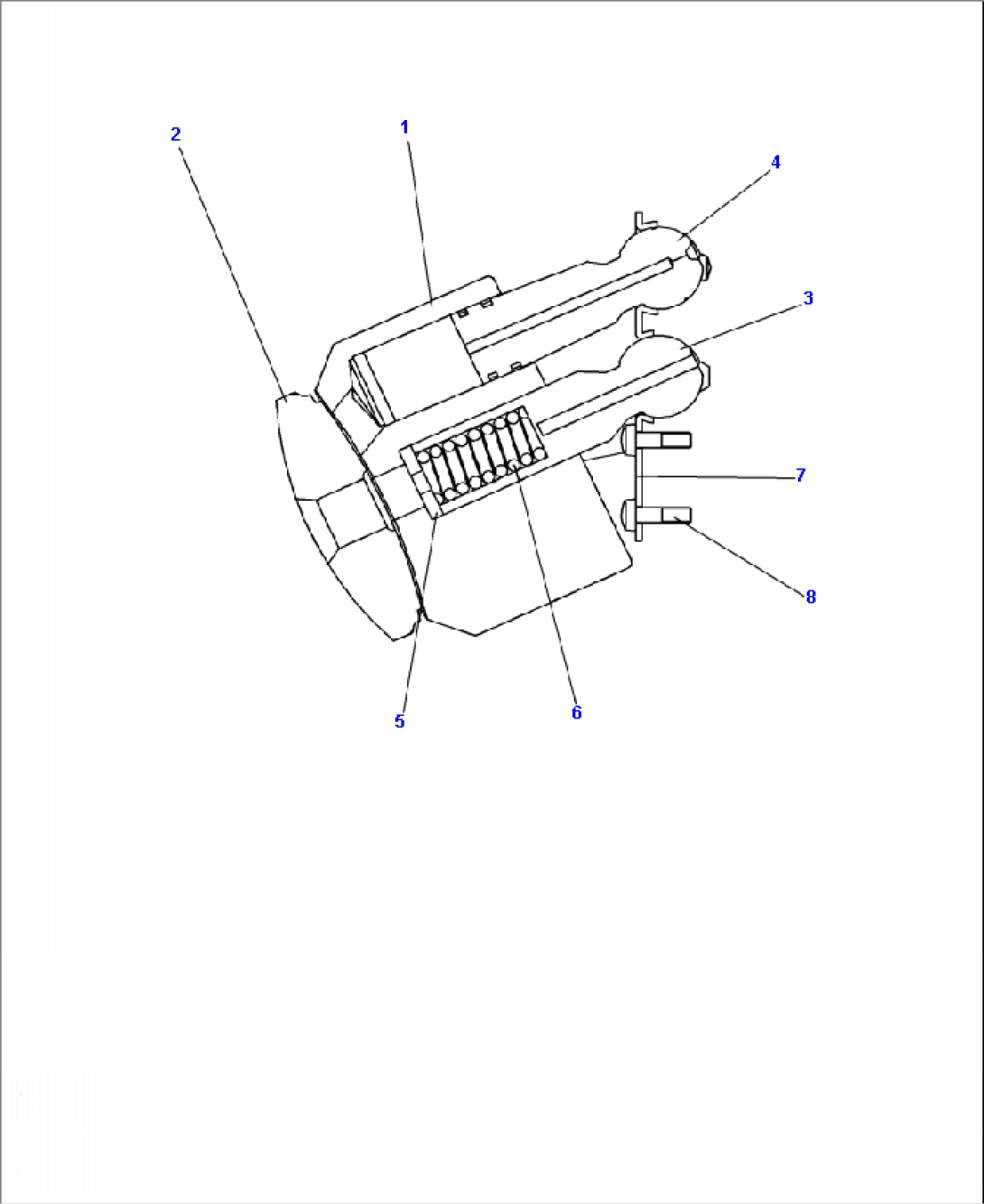 F2430-18A0 HST MOTOR 1 (3/6) CYLINDER BLOCK