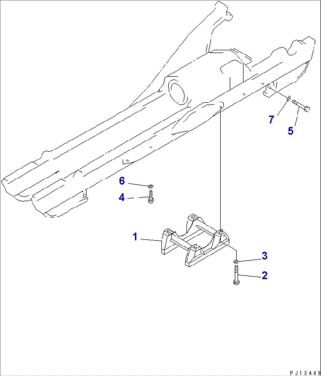 TRACK ROLLER GUARD (MINI SKIRT)(#36537-37552)