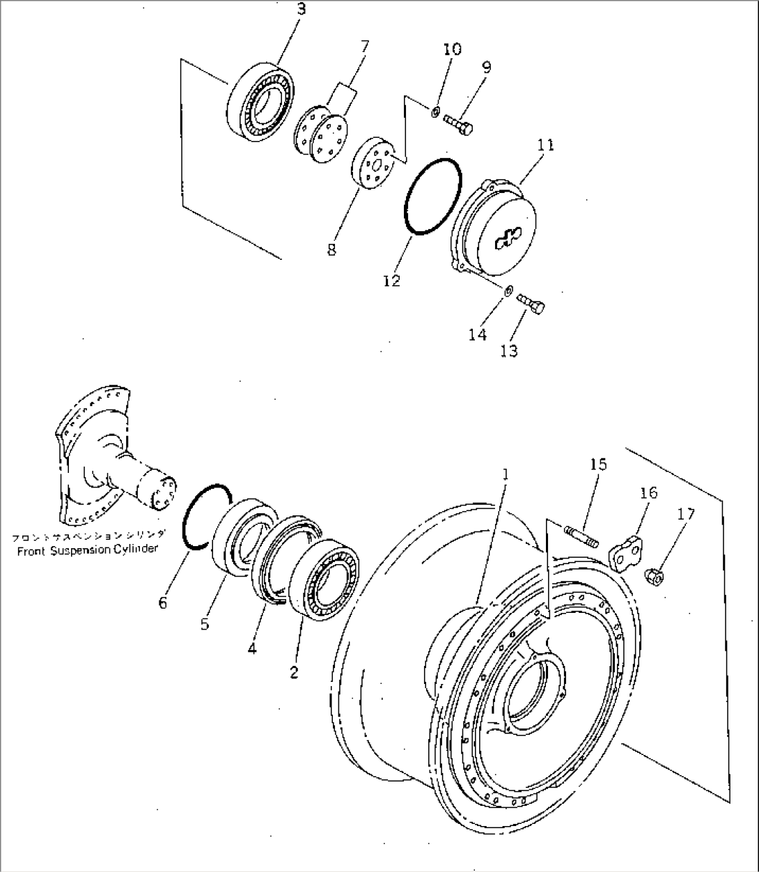 FRONT AXLE(#2137-)