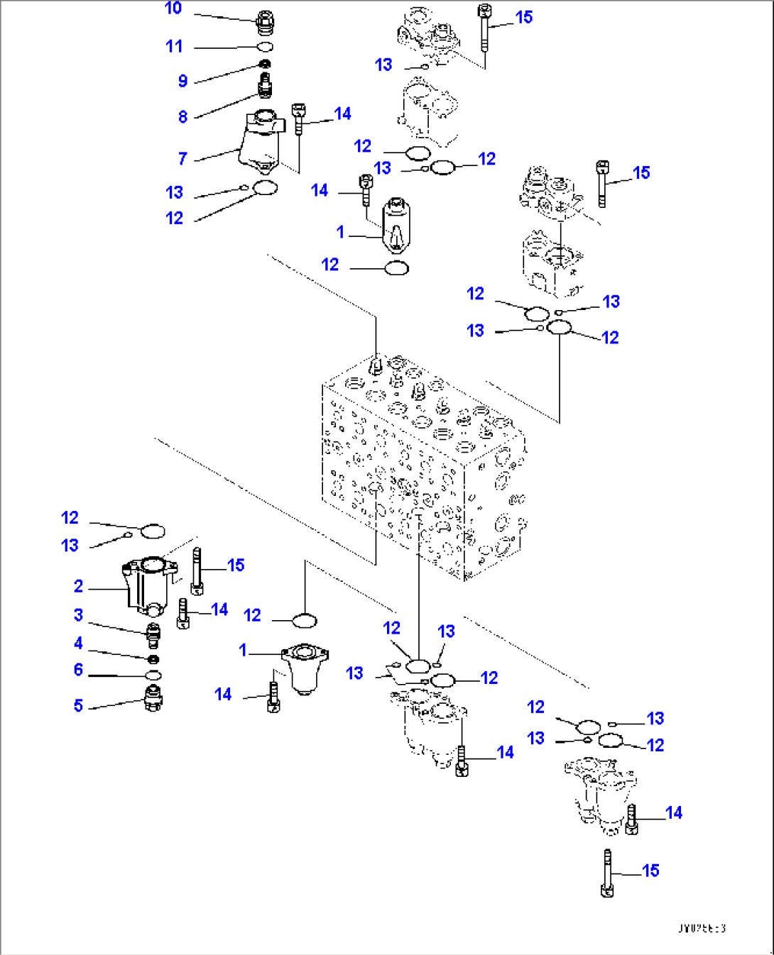 Control Valve, Inner Parts (4/22) (#451080-)