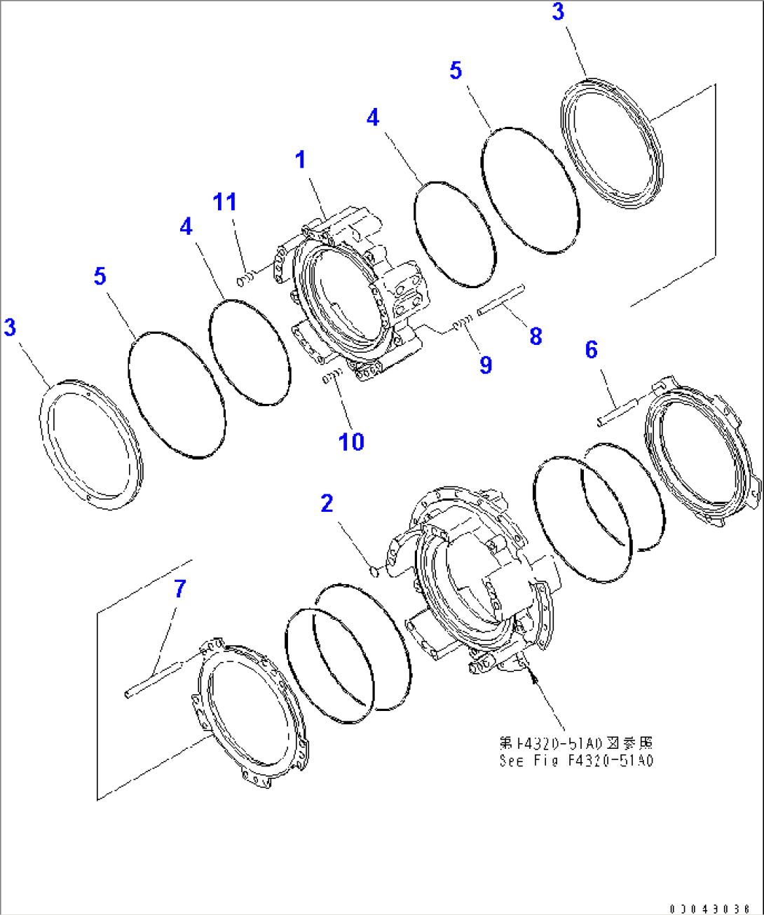 TRANSMISSION (4TH AND 3RD HOUSING)(#55001-)