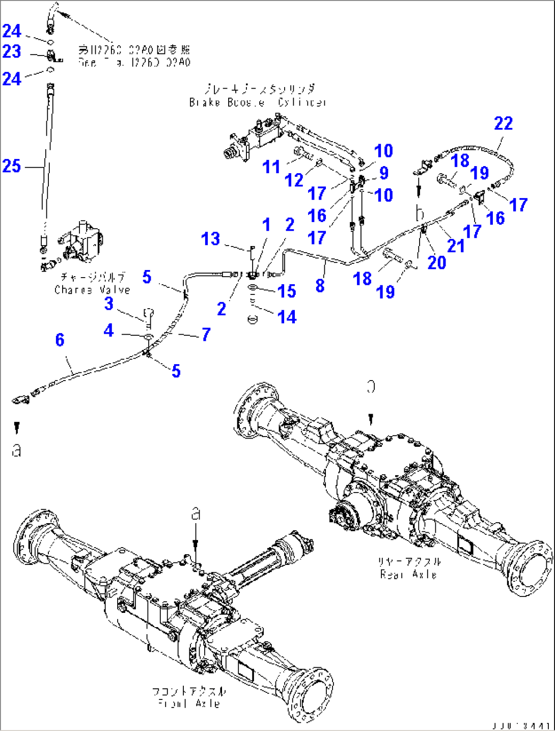 BRAKE CONTROL (BRAKE PIPING AND FAN MOTOR LINE)