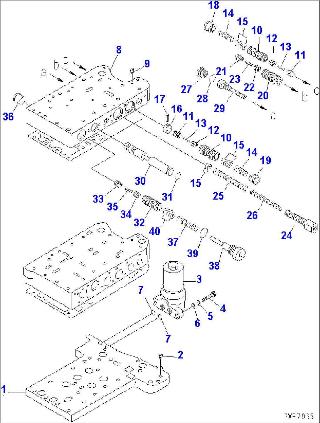 TRANSMISSION CONTROL VALVE (1/4)