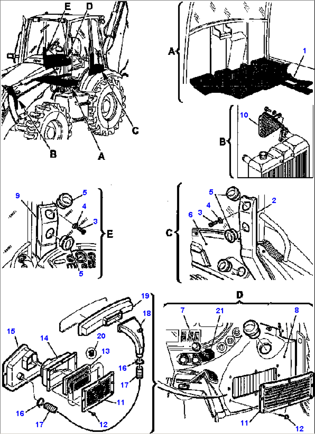 FIG. K5920-01A0 AIR CONDITIONER - AIR INTAKE
