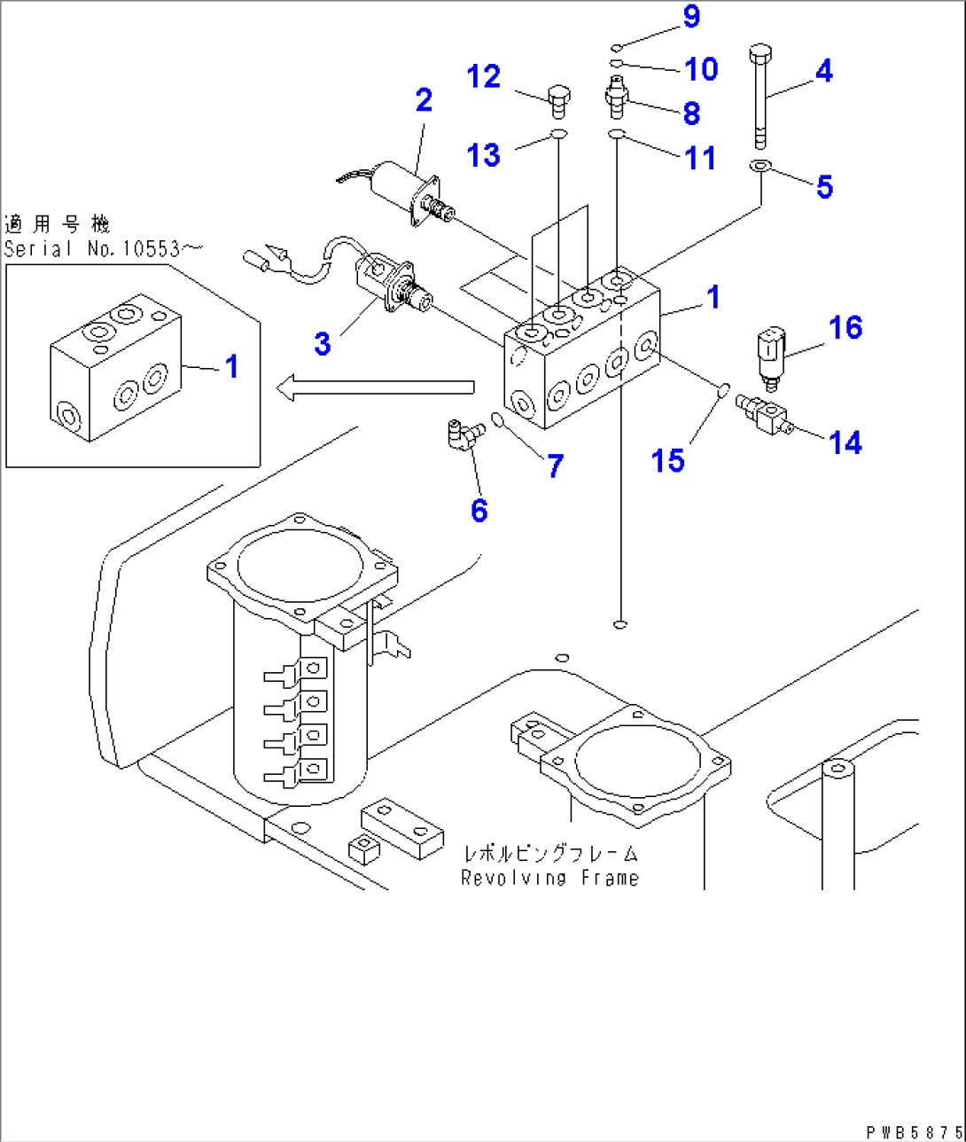 SOLENOID VALVE (VALVE) (BOOM AND BUCKET)(#10022-10573)