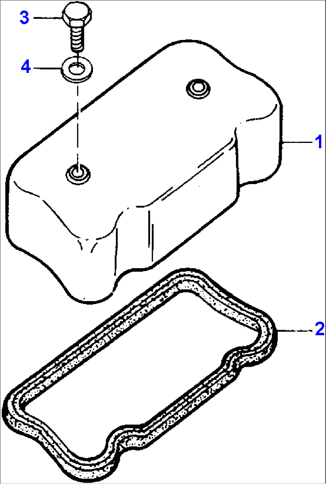 CYLINDER HEAD COVER, ATTACHING PARTS