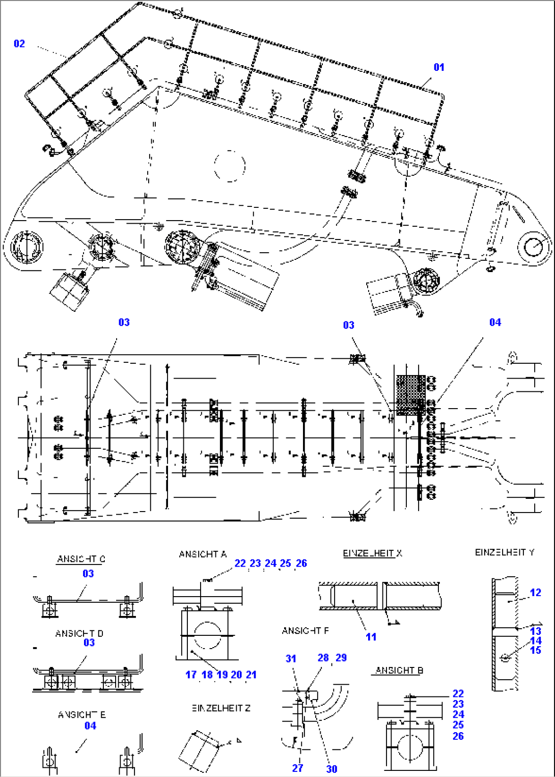 Ladder with Rail