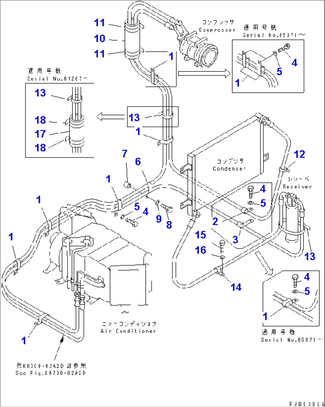 AIR CONDITIONER (FREON PIPING CLIP)(#59163-)