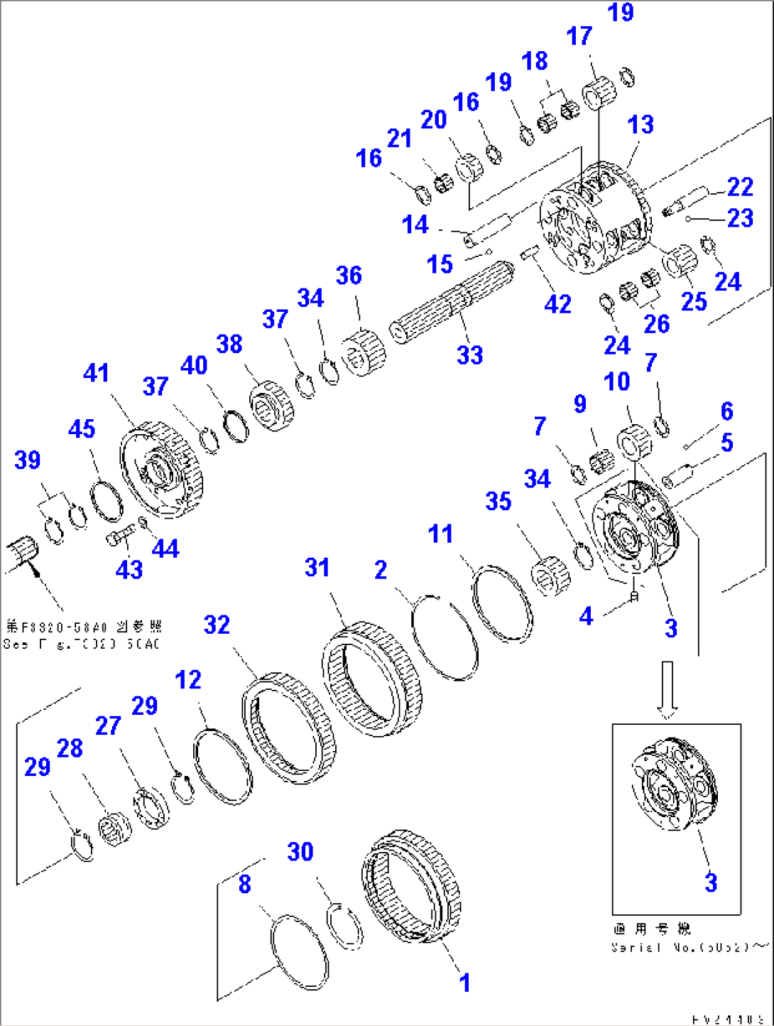 TRANSMISSION (5/8) (CARRIER) (1/2)