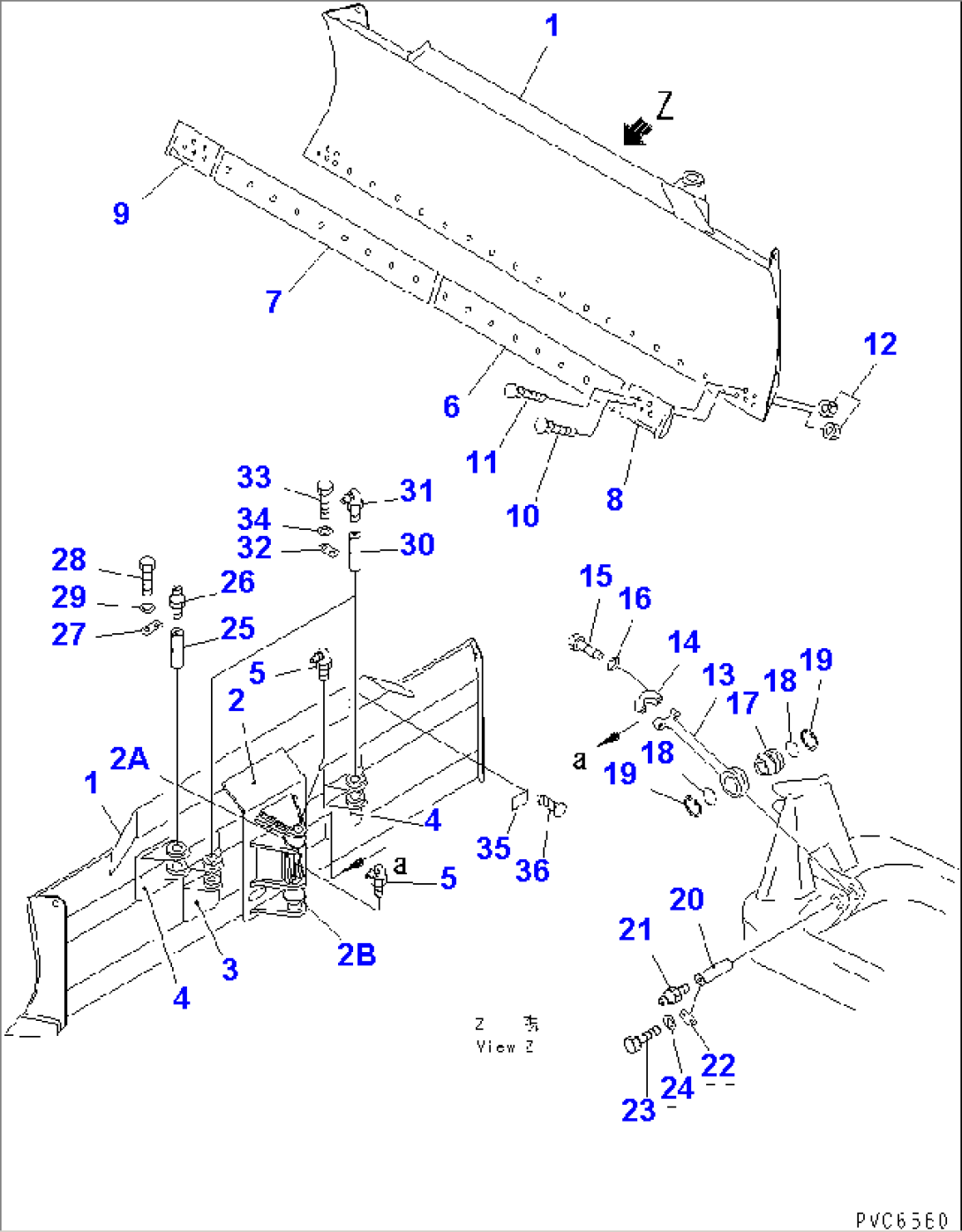 ANGLE TILT BLADE(#81285-)