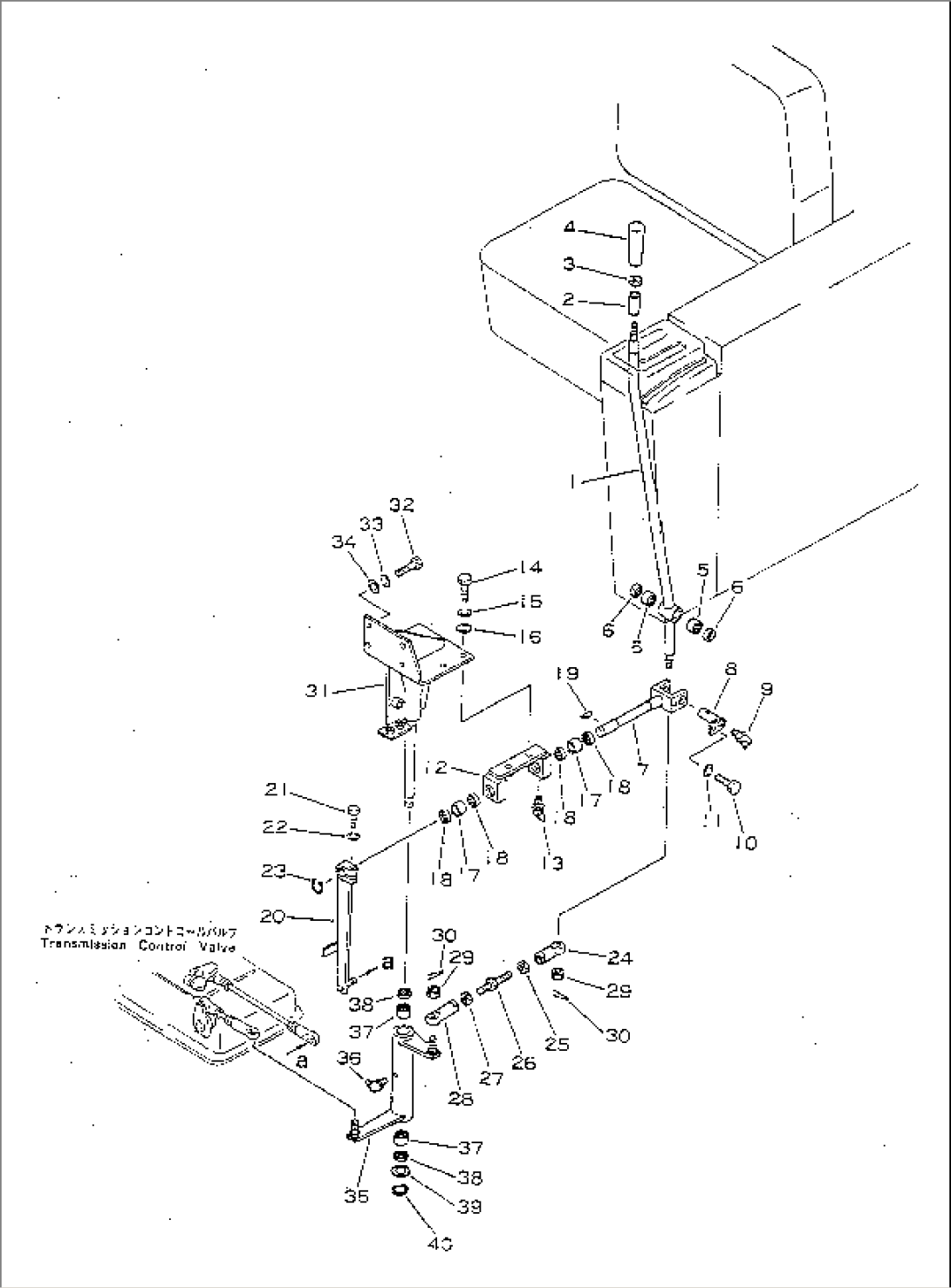 SHIFT LEVER AND LINKAGE (1/2)