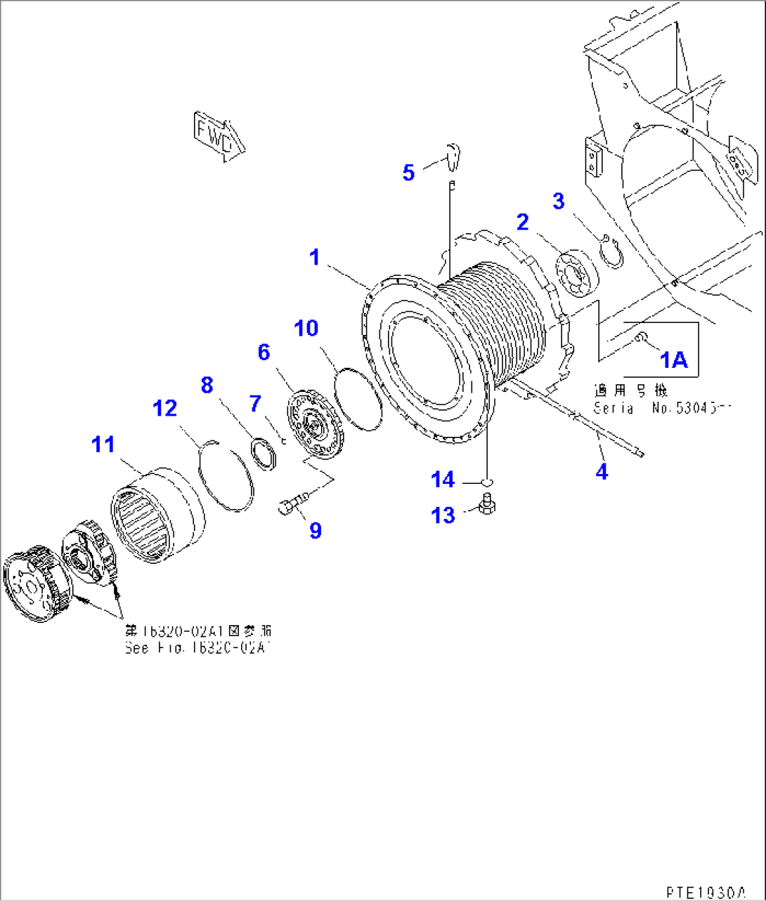 SUB WINCH (DRUM GROUP)(#53001-53199)