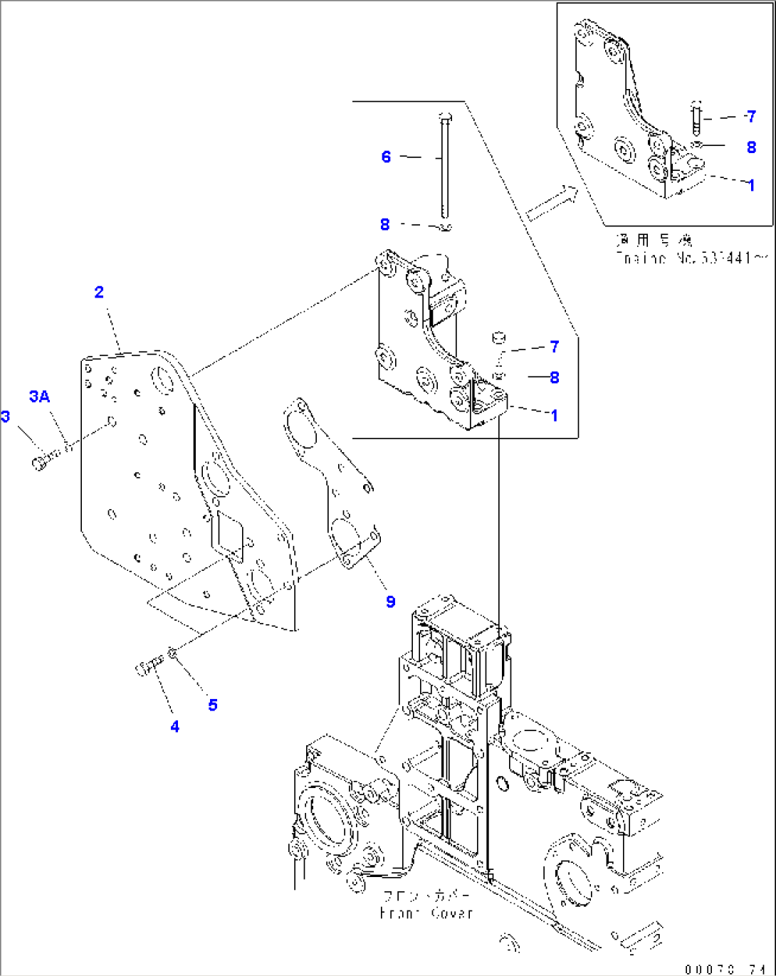 EXHAUST GAS RECIRCULATION VALVE (6/6) (ENGINE FRONT HANGER)