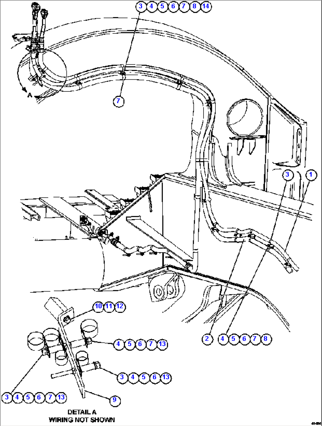 RH FRAME RAIL WIRING 2/2