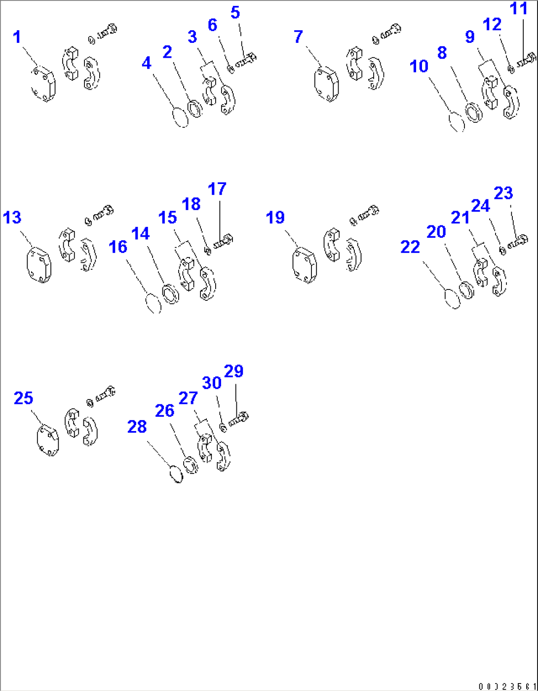 FLASHING AND BLIND PARTS (BLIND PARTS) (3/4)(#11002-)