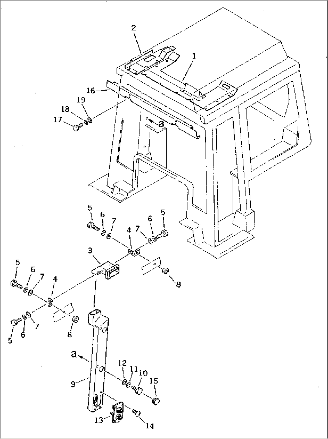 AIR DUCT (AIR CONDITIONER FOR ROPS CAB)