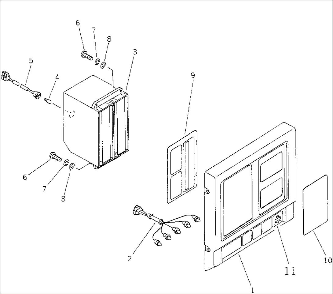 MONITOR PANEL ( WITH BLADE FLOAT AND ACCUMULATOR)