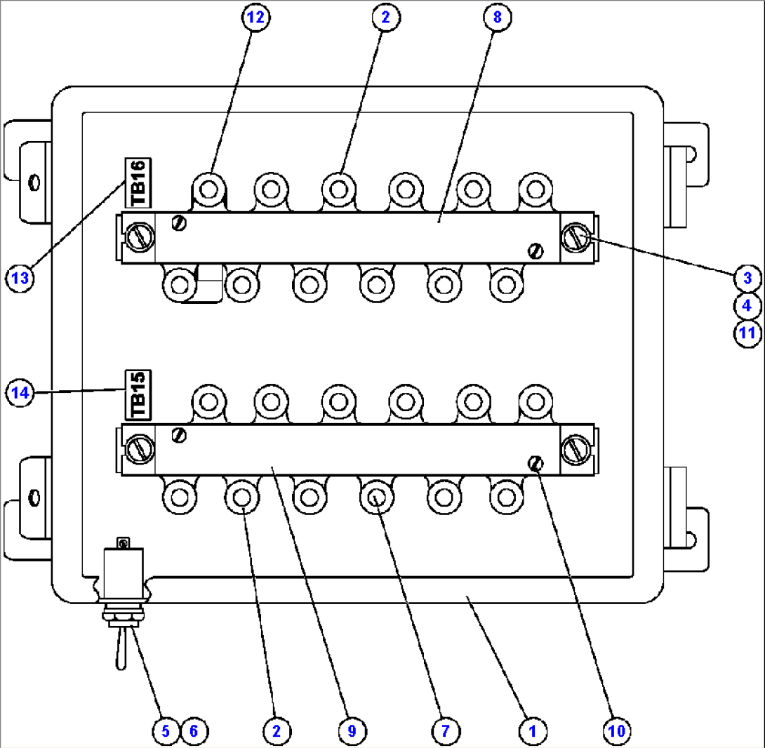 R.H. JUNCTION BOX ASSEMBLY
