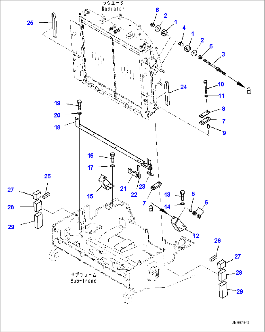 Cooling System, Mounting Parts (#2841-2923)