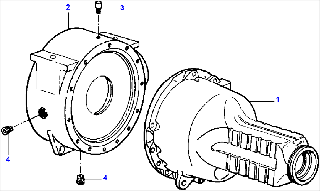 REAR AXLE DIFFERENTIAL HOUSING