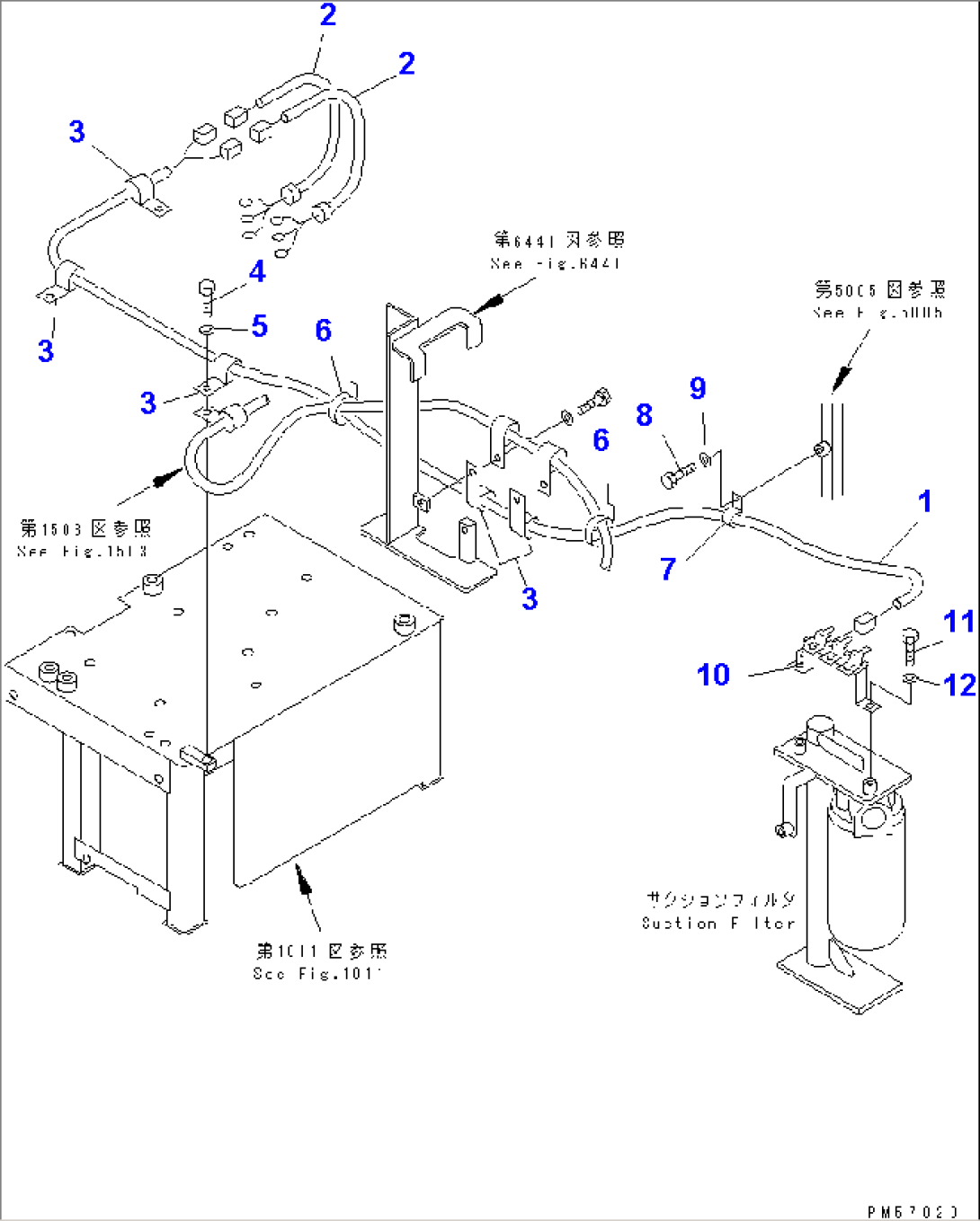 ELECTRICAL SYSTEM (TRAVEL MOTOR CONTROL VALVE LINE)