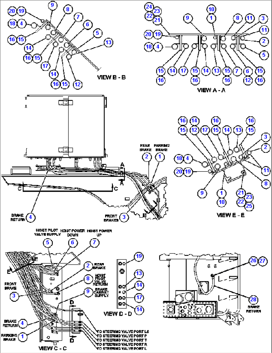 BRAKE CABINET PIPING - 2