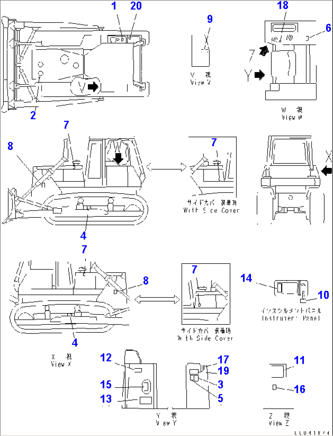 MARK AND PLATE (ENGLISH) (PICTORIAL) (2/2)(#3807-)