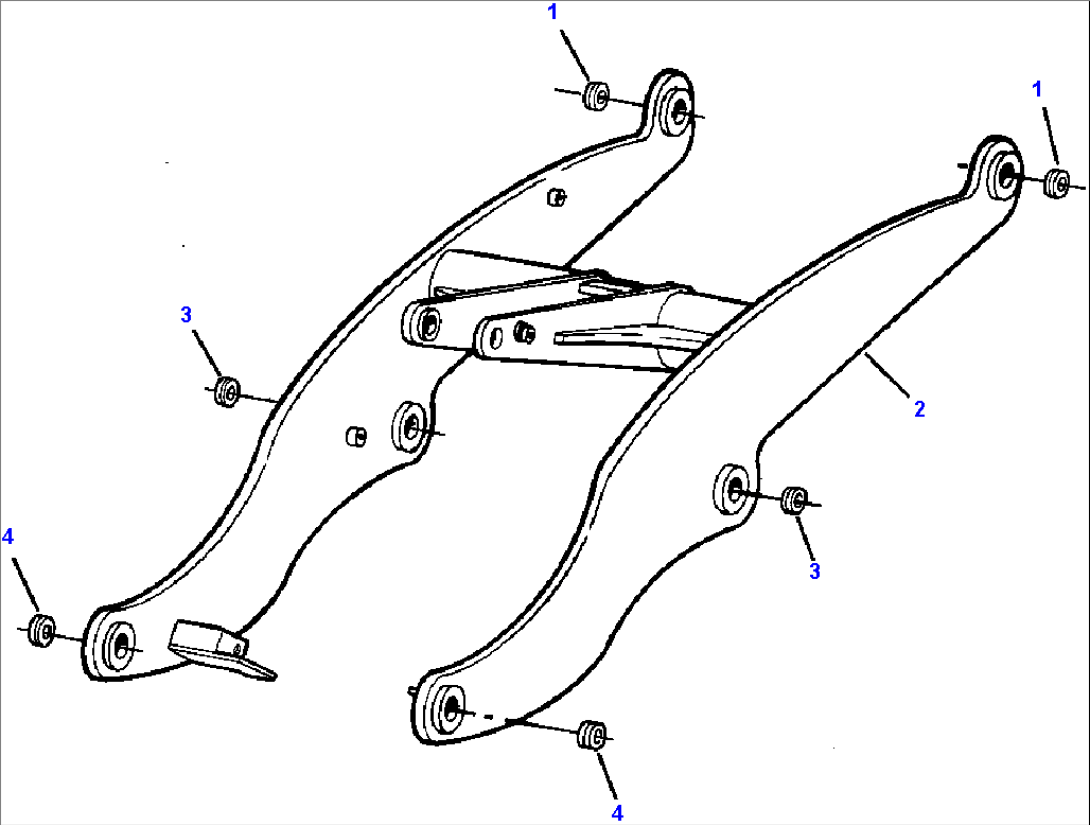 BOOM ASSEMBLY USED WITH AUXILIARY PIPING - FOR MODEL 515C