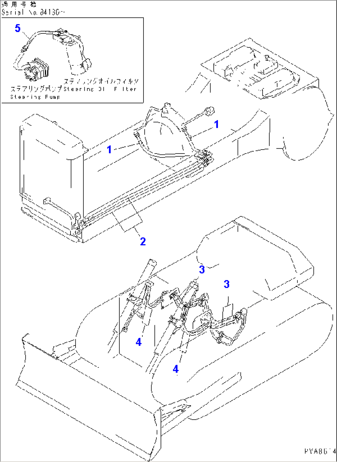PERIODICAL REPLACEMENT CRITICAL PARTS (2/2)(HYDRAULIC HOSE)(D53P)