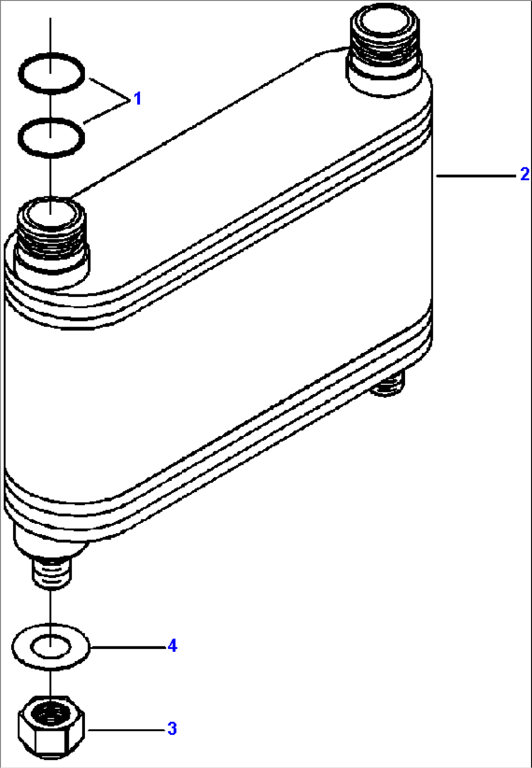 FIG. A3112-A9A1 ENGINE OIL COOLER