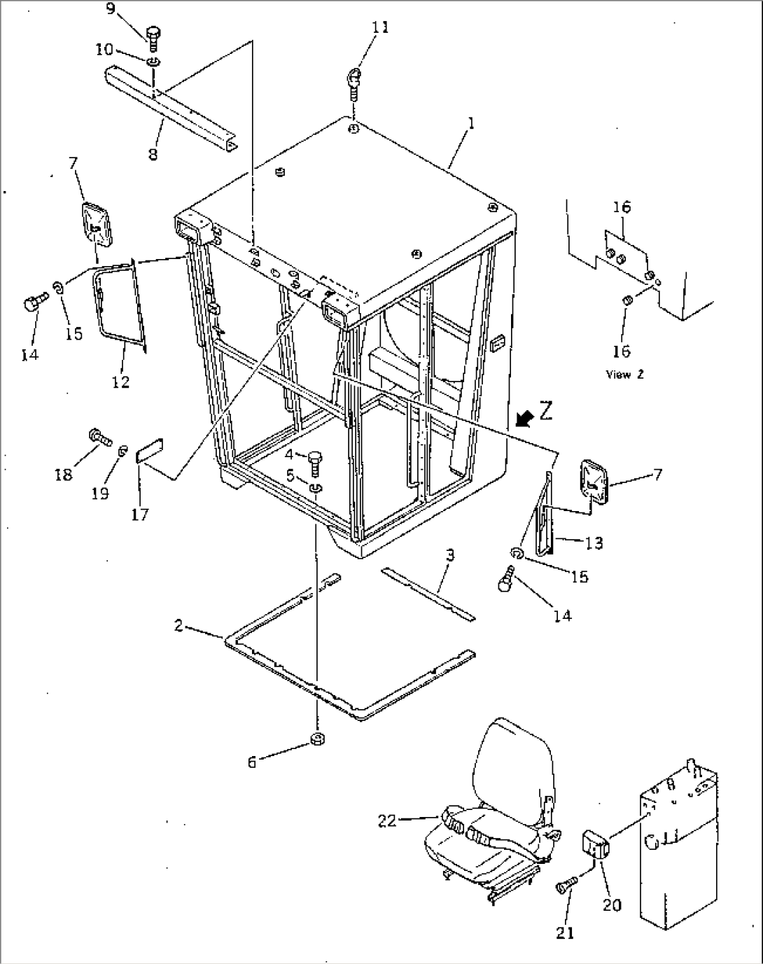 ROPS CAB