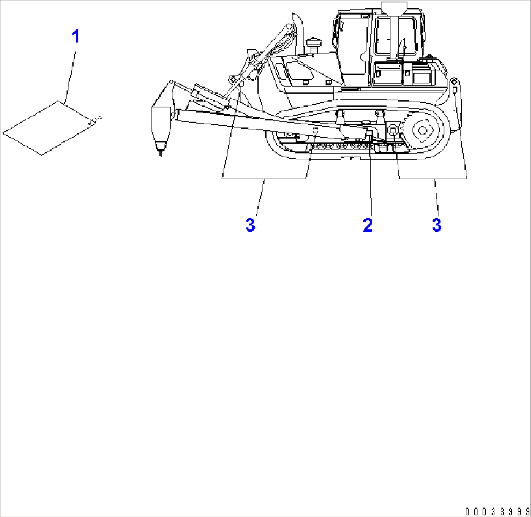 GRAVITY MARKS (FOR TRIMMING DOZER)