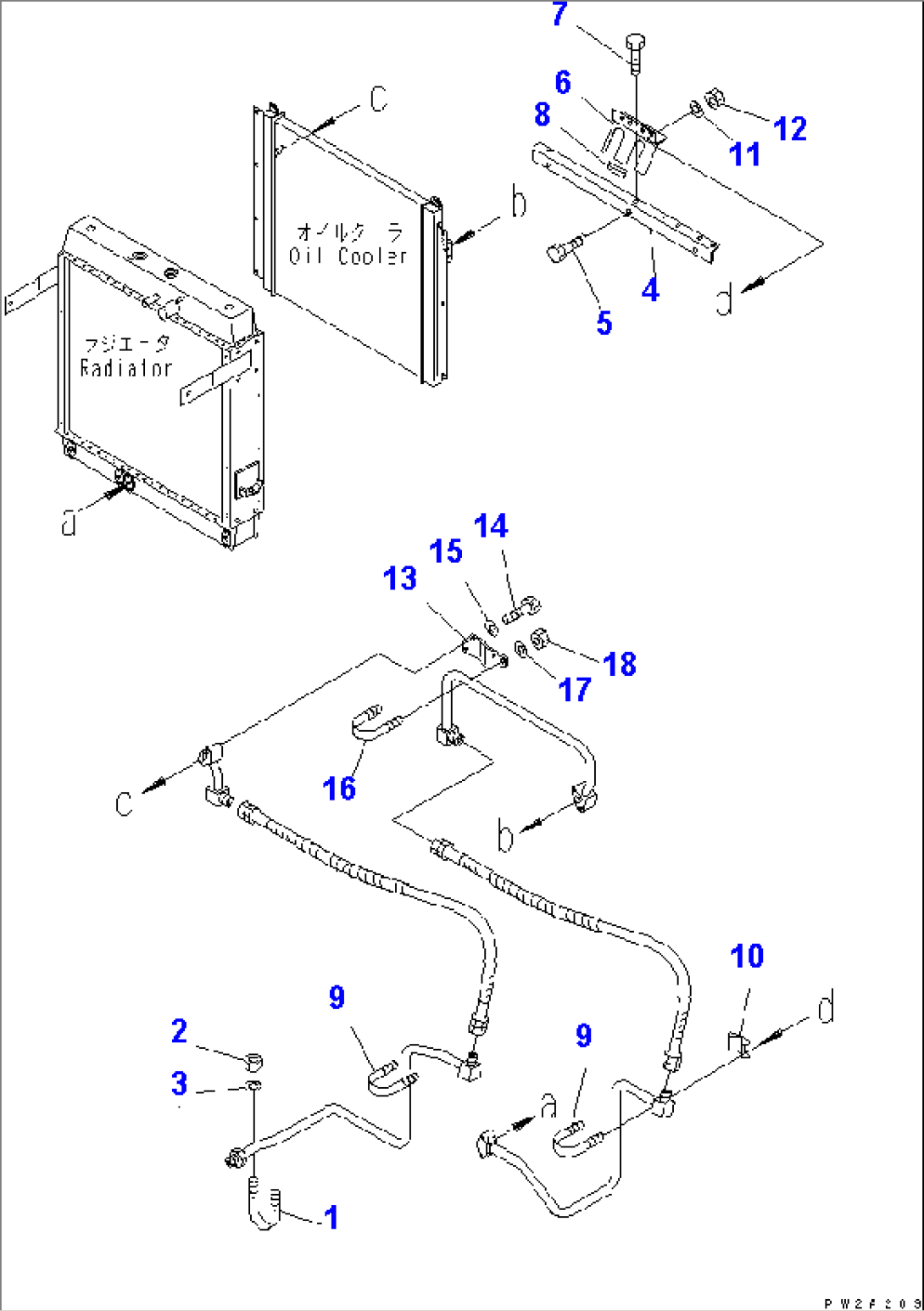 RADIATOR (DRAIN LINE)