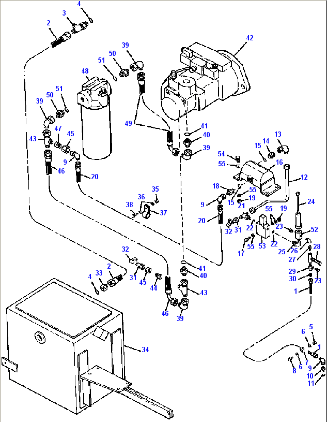 BASIC HYDRAULICS S/N 61880 THRU 62312, 62327 & 62328