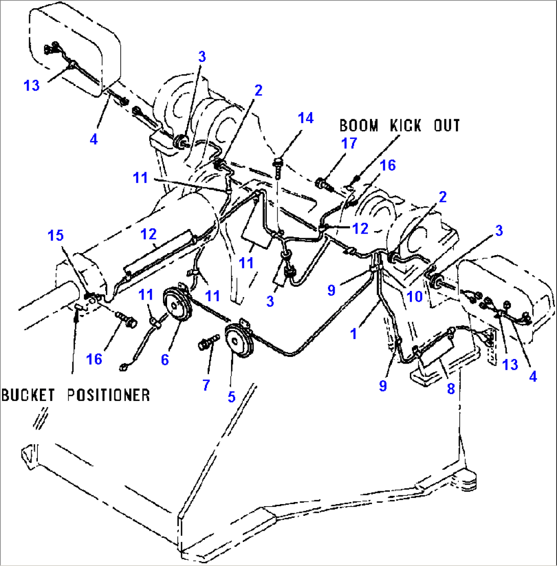FIG. E0200-01A0 ELECTRICAL SYSTEM - FRONT FRAME LINE