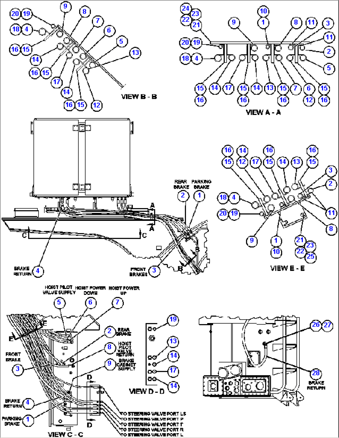 BRAKE CABINET PIPING - 2