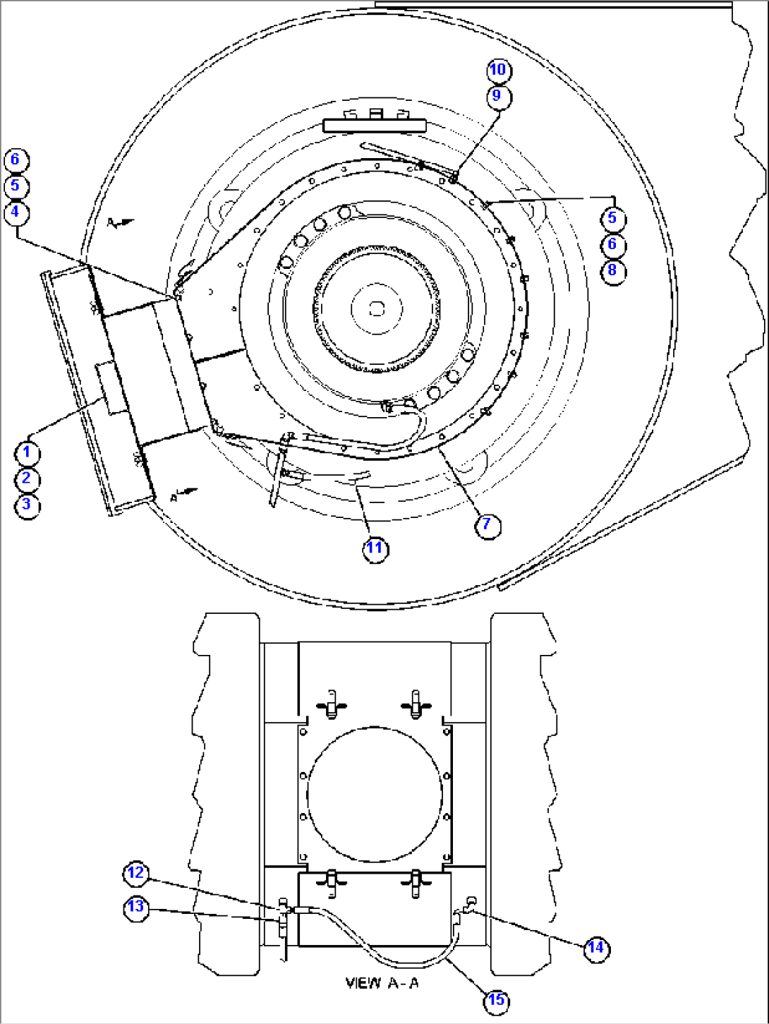REAR WHEEL COOLING (EXHAUST)
