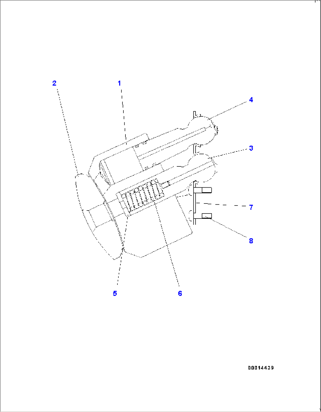 Hydrostatic Transmission (HST) Pump and Motor, Inner Parts, Motor 2 (3/7)